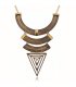 N1042 - Geometric triangular trade clavicle chain 