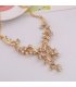 N2383 - Retro short clavicle necklace