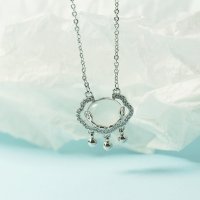 N2506 - Lock round bead necklace