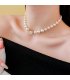 N2655 - Pearl Peach Heart Necklace