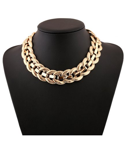 N2658 - Gold Chain Thick Necklace