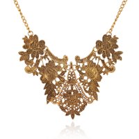 N2667 - Hollow Carved Retro Necklace