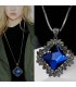 N2684 - Vintage Carved Pendant Necklace