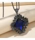 N2684 - Vintage Carved Pendant Necklace
