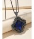 N2684 - Vintage Carved Pendant Necklace