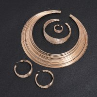 N2691 - Multi-Wire 4pc Necklace Set