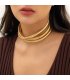 N2694 - Simple Fashion Multi-layer Collar Necklace