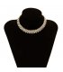 N2695 - Simple Diamond Collarbone Necklace