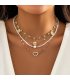N2696 - Fashion Pearl Daisy Necklace Set