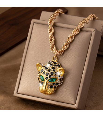 N2702 - Diamond Cheetah Pendant Necklace N2702 - Diamond Cheetah Pendant Necklace