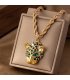 N2702 - Diamond Cheetah Pendant Necklace N2702 - Diamond Cheetah Pendant Necklace