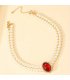 N2708 - Multi-Layer Gemstone Pearl Necklace