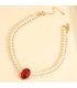 N2708 - Multi-Layer Gemstone Pearl Necklace