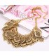 N2716 - Multi-Layer Hollowed-Out Leaf Carving Clavicle Chain
