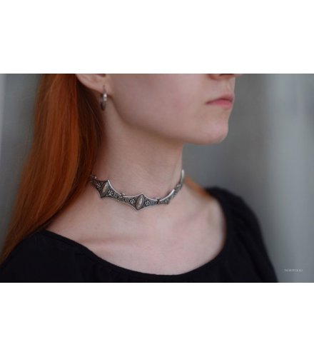N2720 - American Bohemian collar  Necklace 