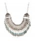 N2722 - American Retro Tassel Coin Necklace 