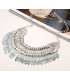 N2722 - American Retro Tassel Coin Necklace 