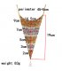N2724 - Retro geometric multi-layer Necklace 