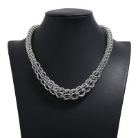 N2729 - Foreign trade exaggerated jewelry short thick chain