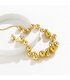 N2733 - Creative round beads imitation pearl tassel necklace