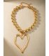 N2734 - Simple round beads love pendant necklace N2734 - Simple round beads love pendant necklace