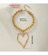 N2734 - Simple round beads love pendant necklace N2734 - Simple round beads love pendant necklace