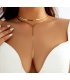 N2739 - Hip hop simple snake bone chain