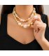 N2740 - Large beads fashion short necklace 
