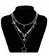N2743 - Hip hop hot girl style star pendant necklace