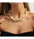 N2747 - Pleated Square Pearl Beaded Necklace