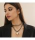 N2748 - Elegant temperament flannel chain Necklace