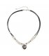 N2749 - Bohemian Style Exotic Round Pendant Tassel Necklace