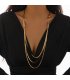 N2750 - Simple Winding Snake Bone Necklace