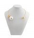 N2753 - Personalized Metal Ring Collar Necklace