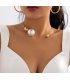 N2753 - Personalized Metal Ring Collar Necklace
