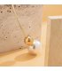 N2753 - Personalized Metal Ring Collar Necklace