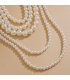 N2754 - Multi-layer imitation pearl women's necklace