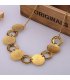 N955 - Luxury Bronze Circular Necklace