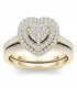 R685 - Elegant Heart Gemstone Ring