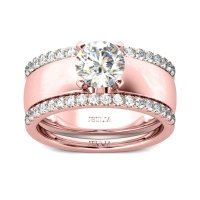 R690 - Crystal Rose Fashion Ring