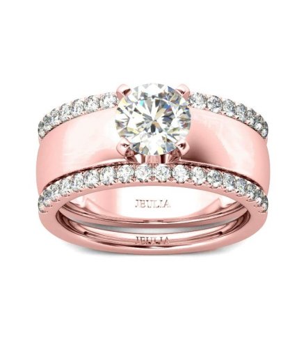 R690 - Crystal Rose Fashion Ring