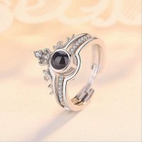 R691 - Vintage Black Gemstone Ring