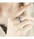 R691 - Vintage Black Gemstone Ring