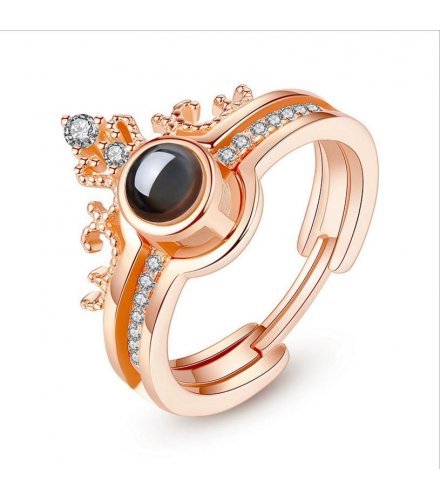 R692 - Vintage Black Gemstone Ring