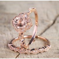 R693 - Elegant Rose Gemstone Fashion Ring R693 - Elegant Rose Gemstone Fashion Ring