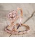 R693 - Elegant Rose Gemstone Fashion Ring