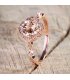 R693 - Elegant Rose Gemstone Fashion Ring