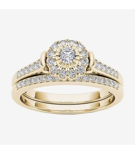 R698 - Elegant Gold Fashion Ring