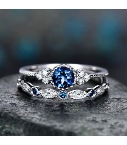 R699 - Silver Gemstone Fashion Ring