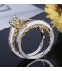 R700 - White Gemstone Fashion Ring